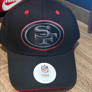 NFL Black and Red Cap